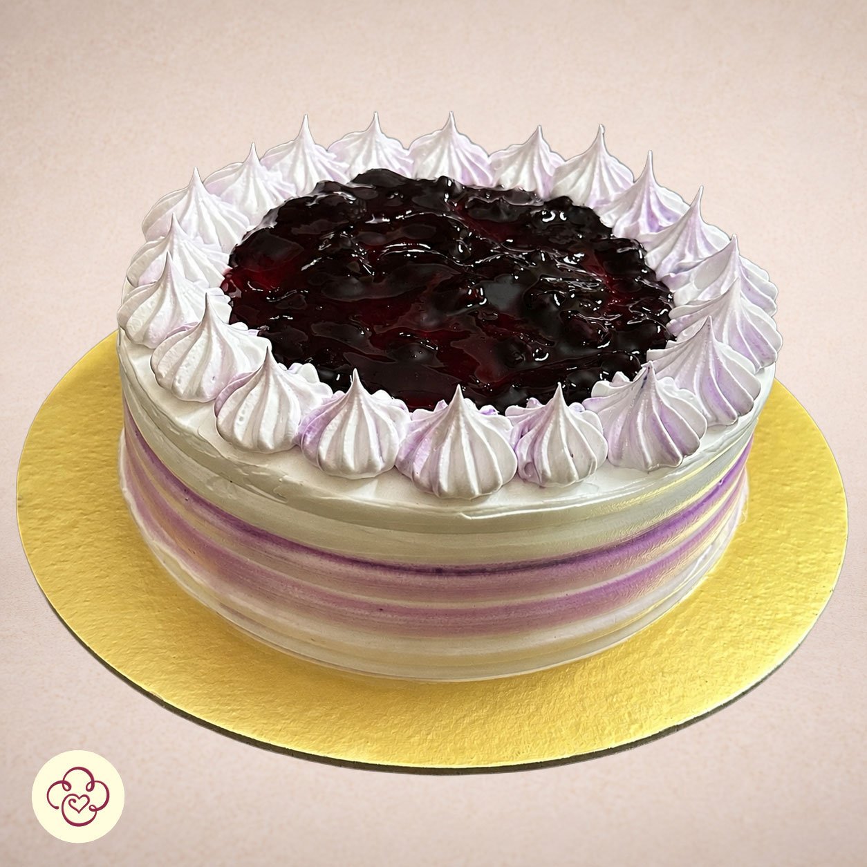 Blueberry Cream Cake