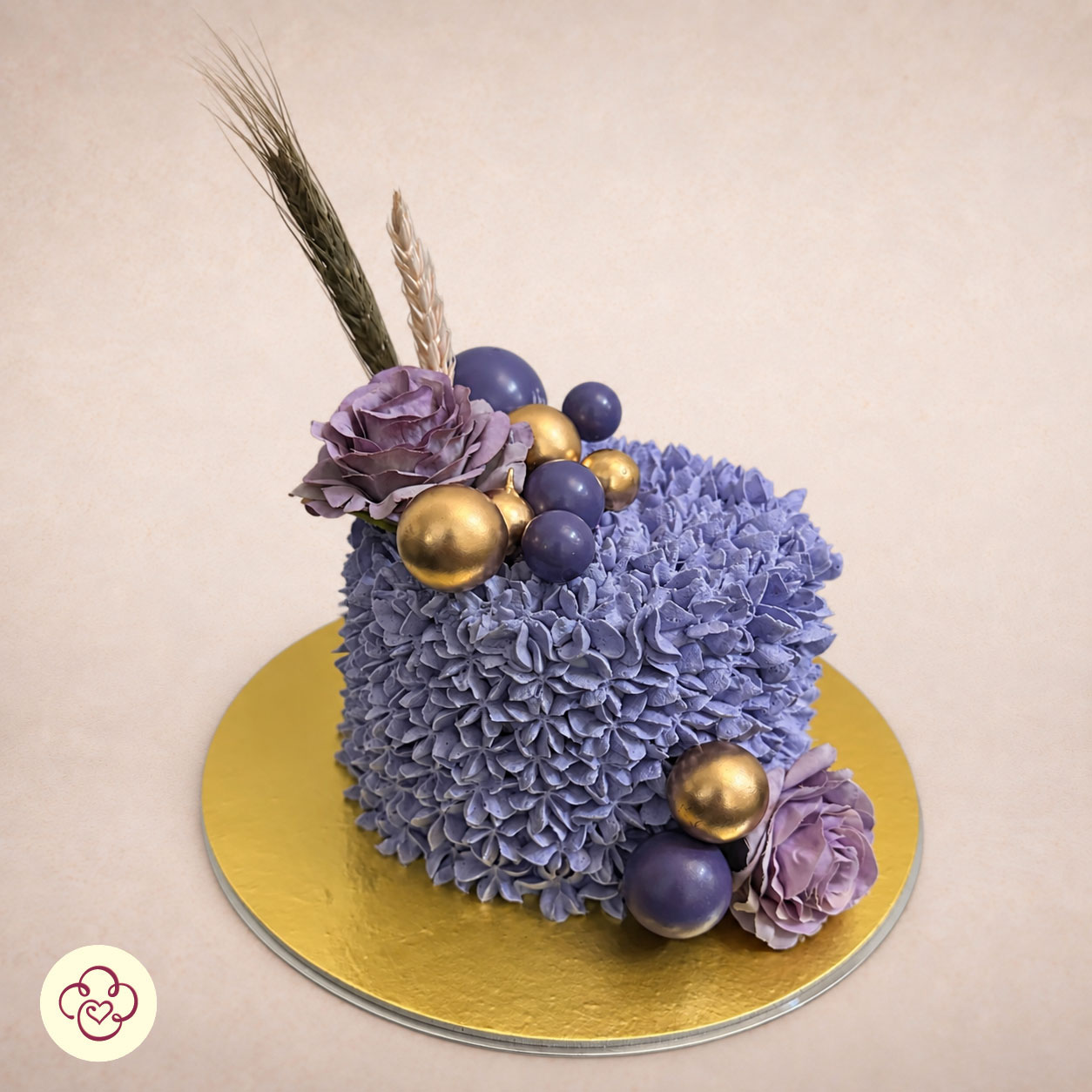 Lavender Hydrangea Cake