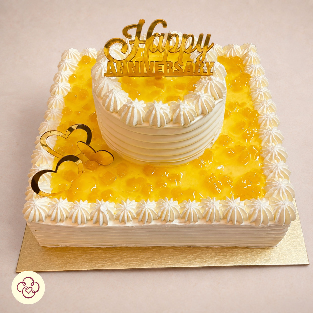 Pineapple Anniversary Cake