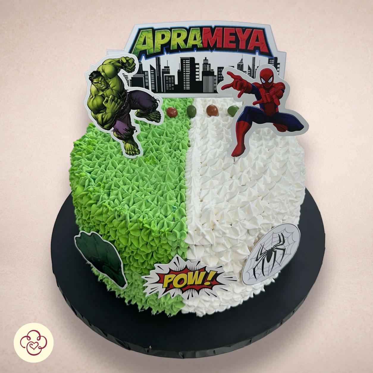 Superhero Theme Cake