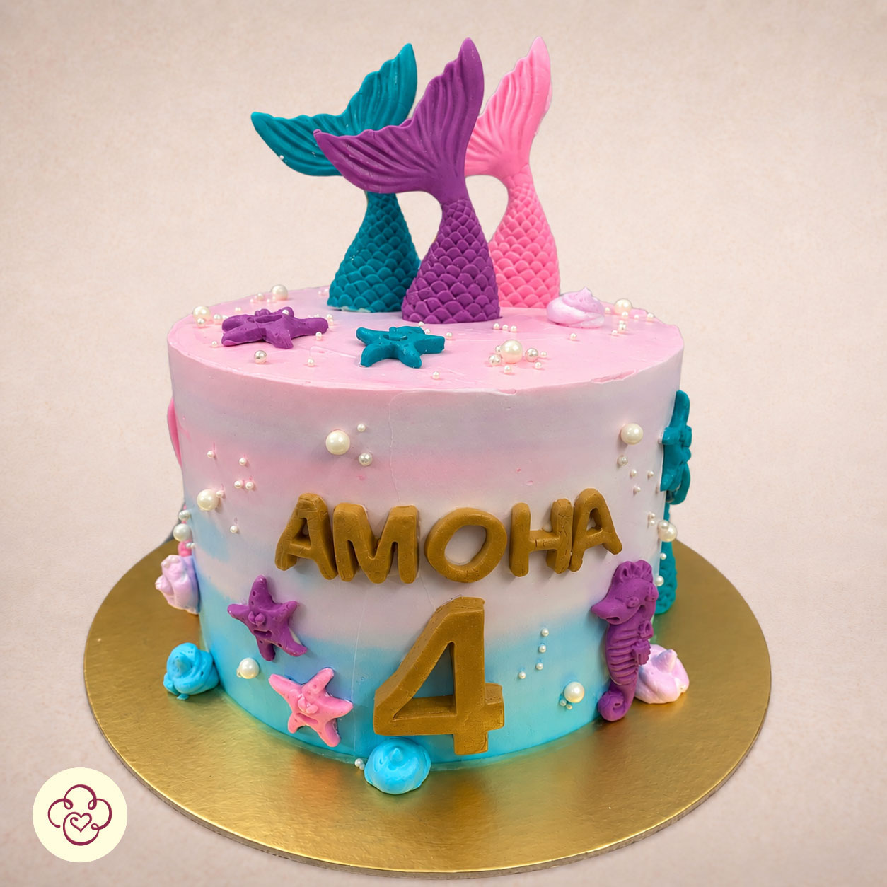Mermaid Theme Cake